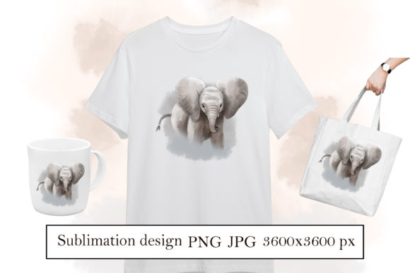 Reviewing Watercolor Animal Baby Elephant Png for Embroidery