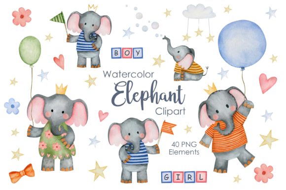 Watercolor Elephant Clipart: A Designer's Stitch Review