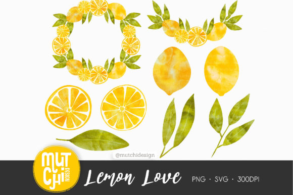 Watercolor Lemon Cliparts Review