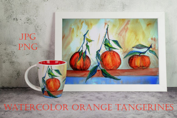 Watercolor Orange Tangerines: A Designer's Review